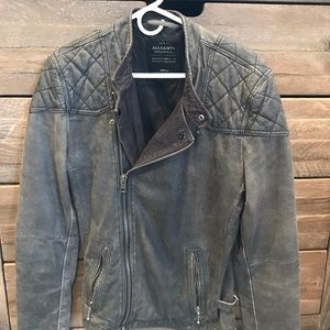 AllSaints Leather Jacket size Small men
